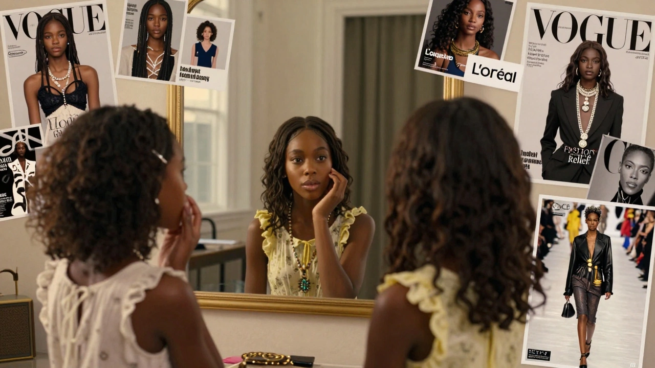 Young girls seeing their reflections in Naomi Campbell’s legacy across decades.